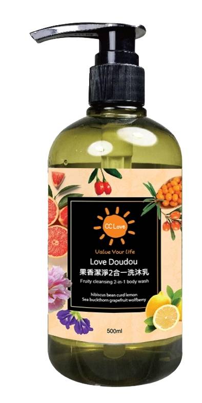 LOVE DouDou 果香潔淨2合一洗沐乳